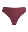 Burgundy SoftStretch Thong