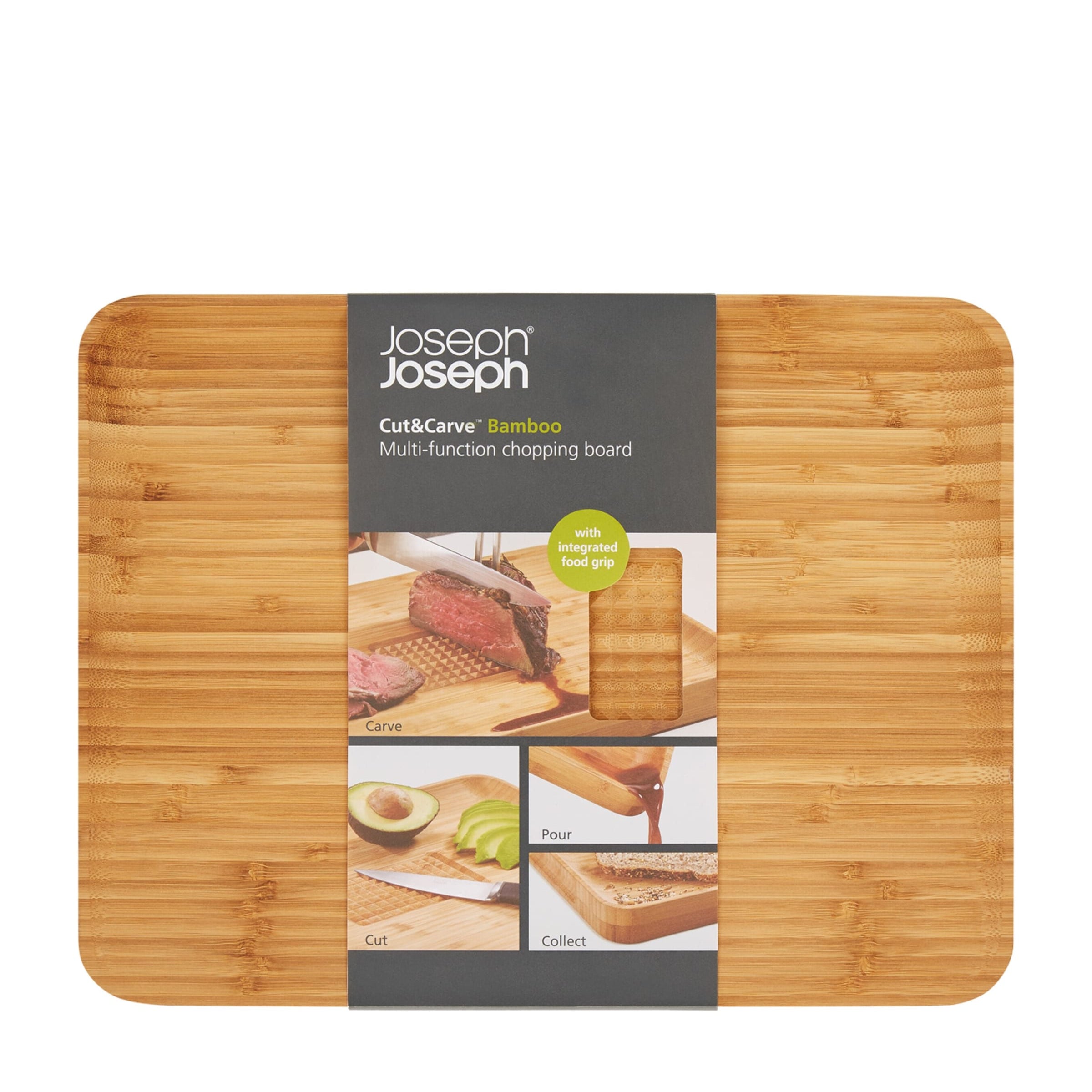Cut & Carve Bamboo Chopping Board