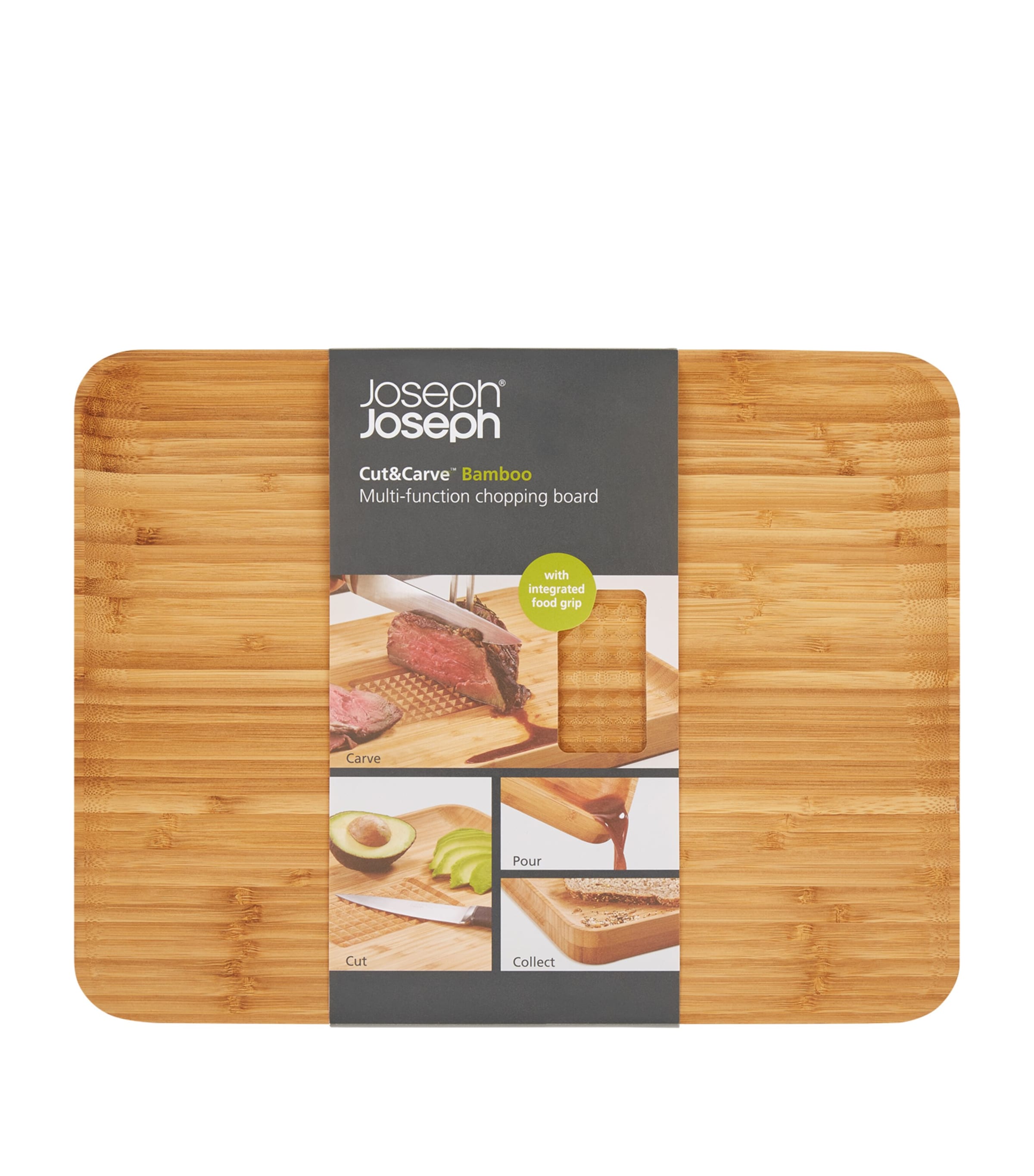 Cut & Carve Bamboo Chopping Board
