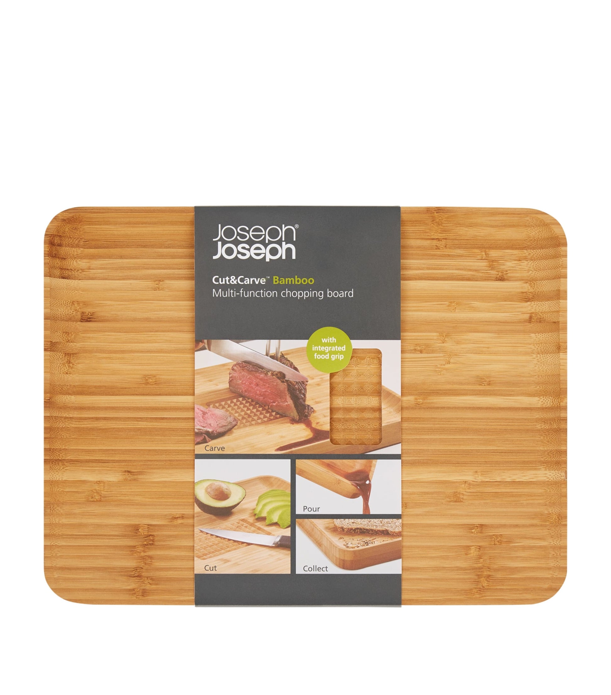 Cut & Carve Bamboo Chopping Board