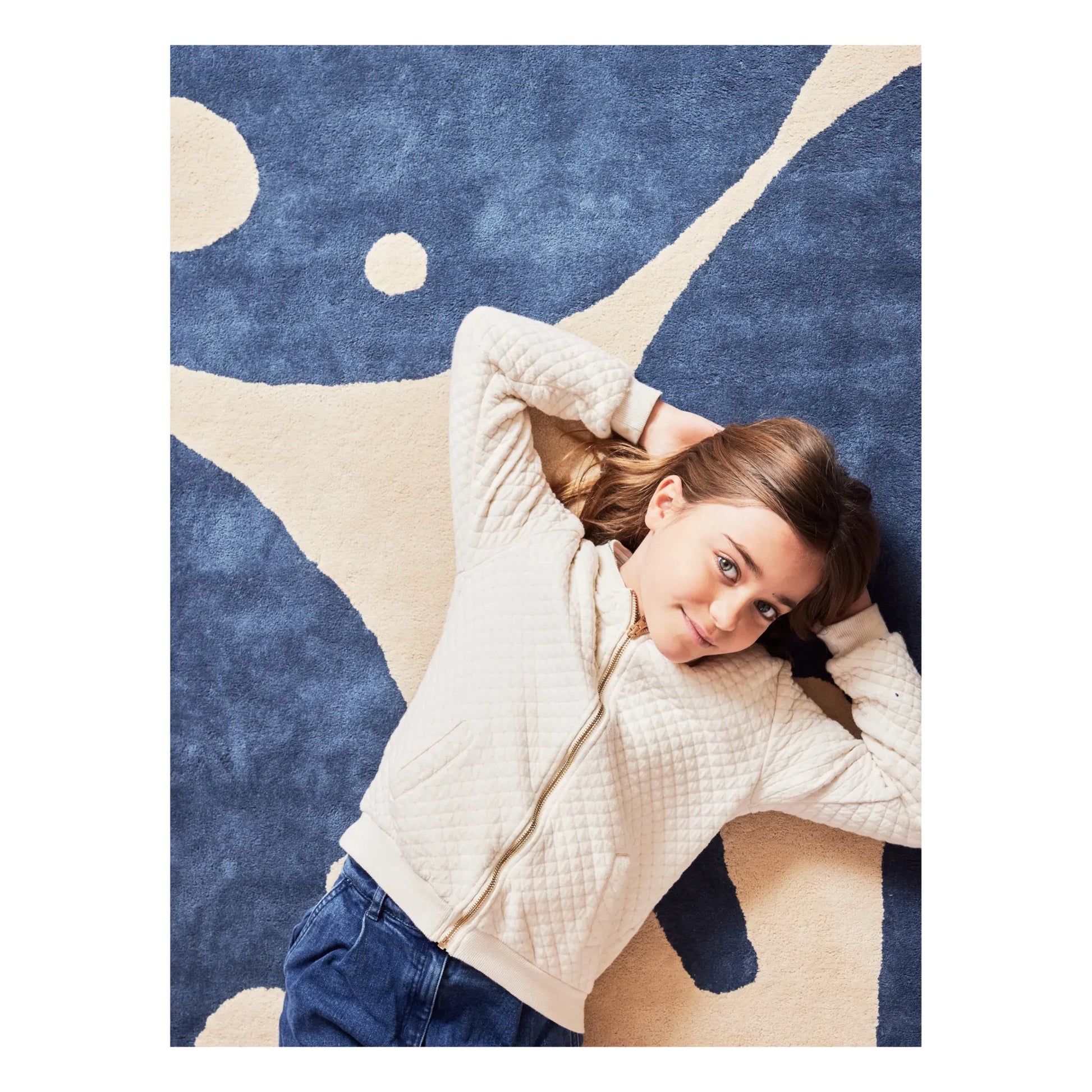 Bleuu-studio - Elephant Rug | Navy blue
