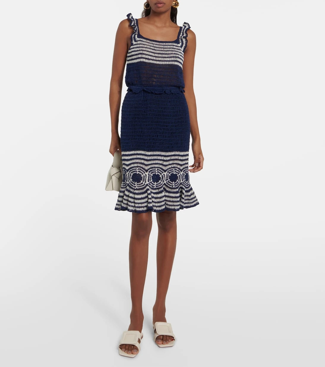 Anna Kosturova - Striped crochet top
