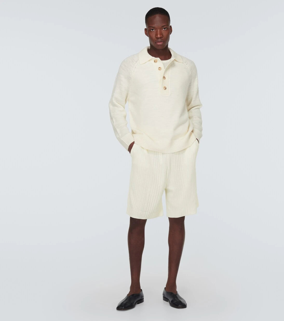 King & Tuckfield - Wool shorts