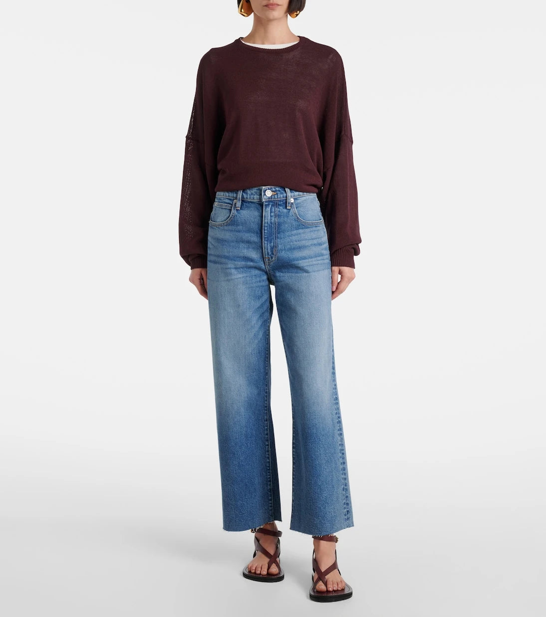 Slvrlake - Grace high-rise wide-leg jeans