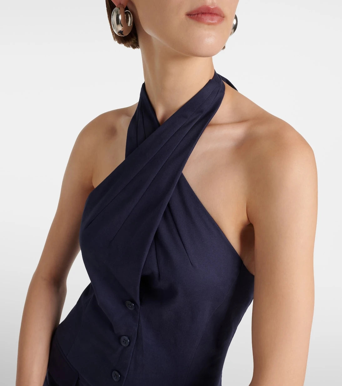 Staud - Harrington chino and poplin maxi dress