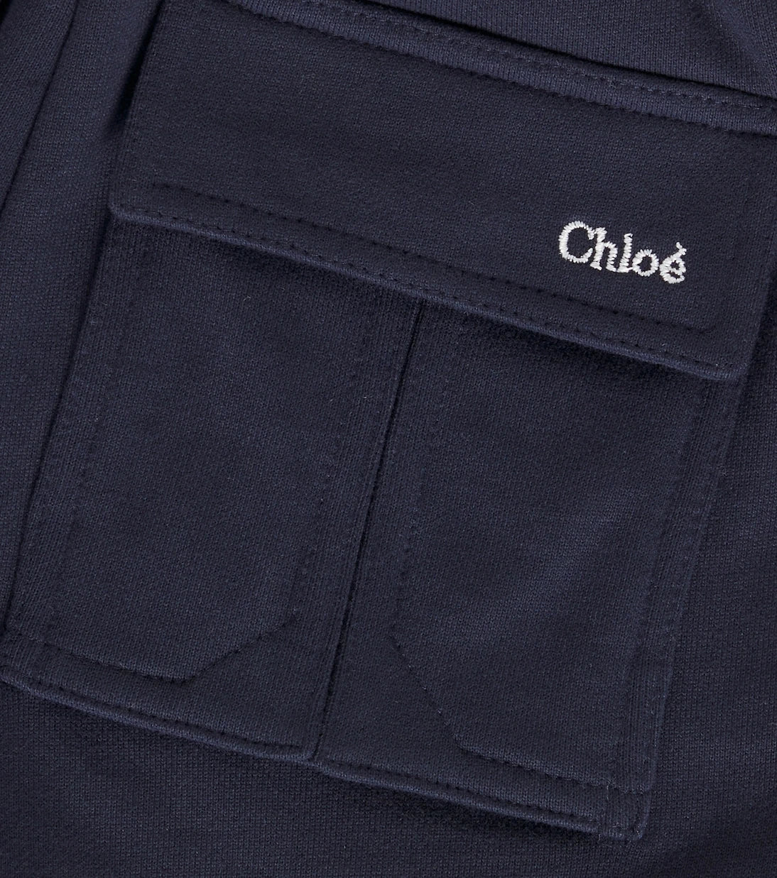 Chloé Kids - شورت من القطن الجيرسيه