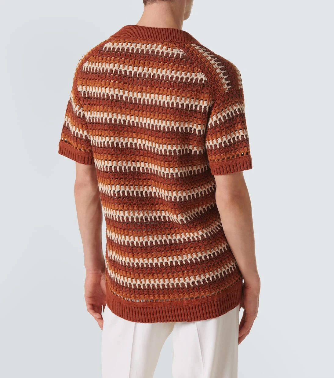 Frescobol Carioca - Pinto crochet cotton shirt