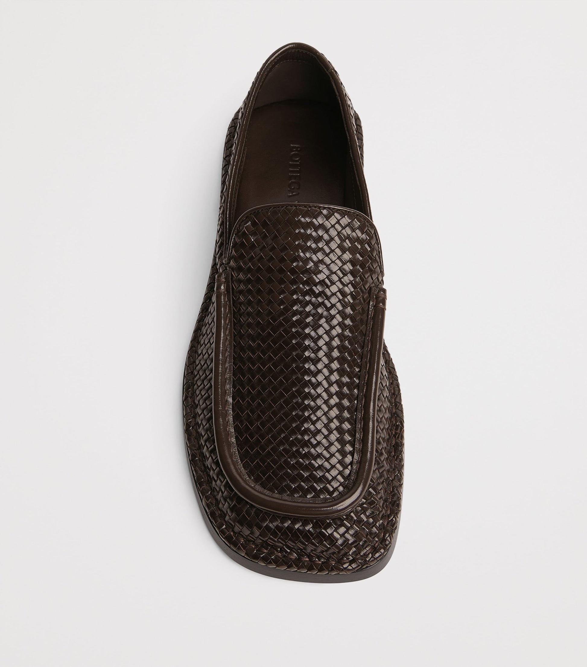 Leather Woven Daddy Loafers