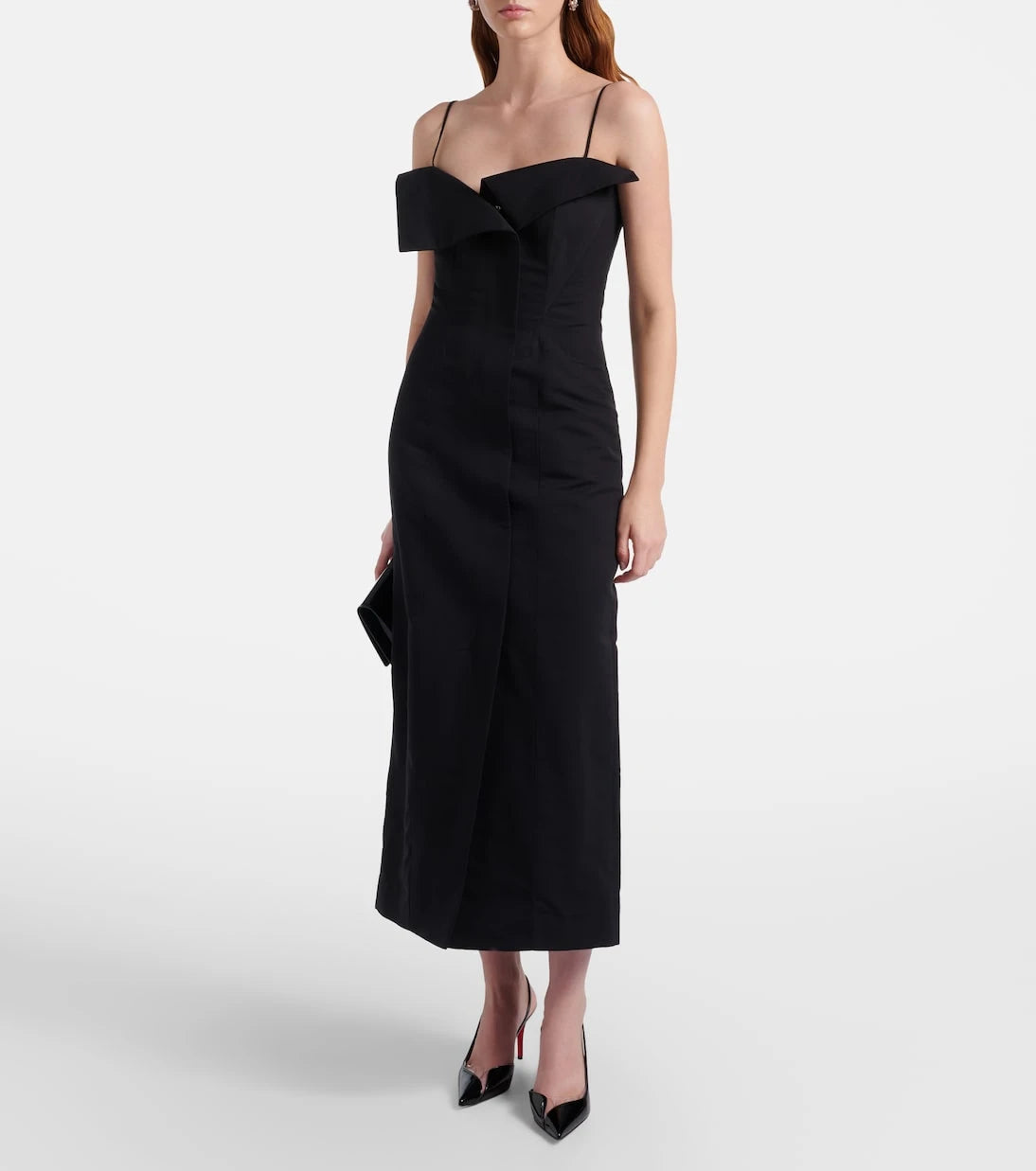Fforme - Skylar cotton and silk midi dress