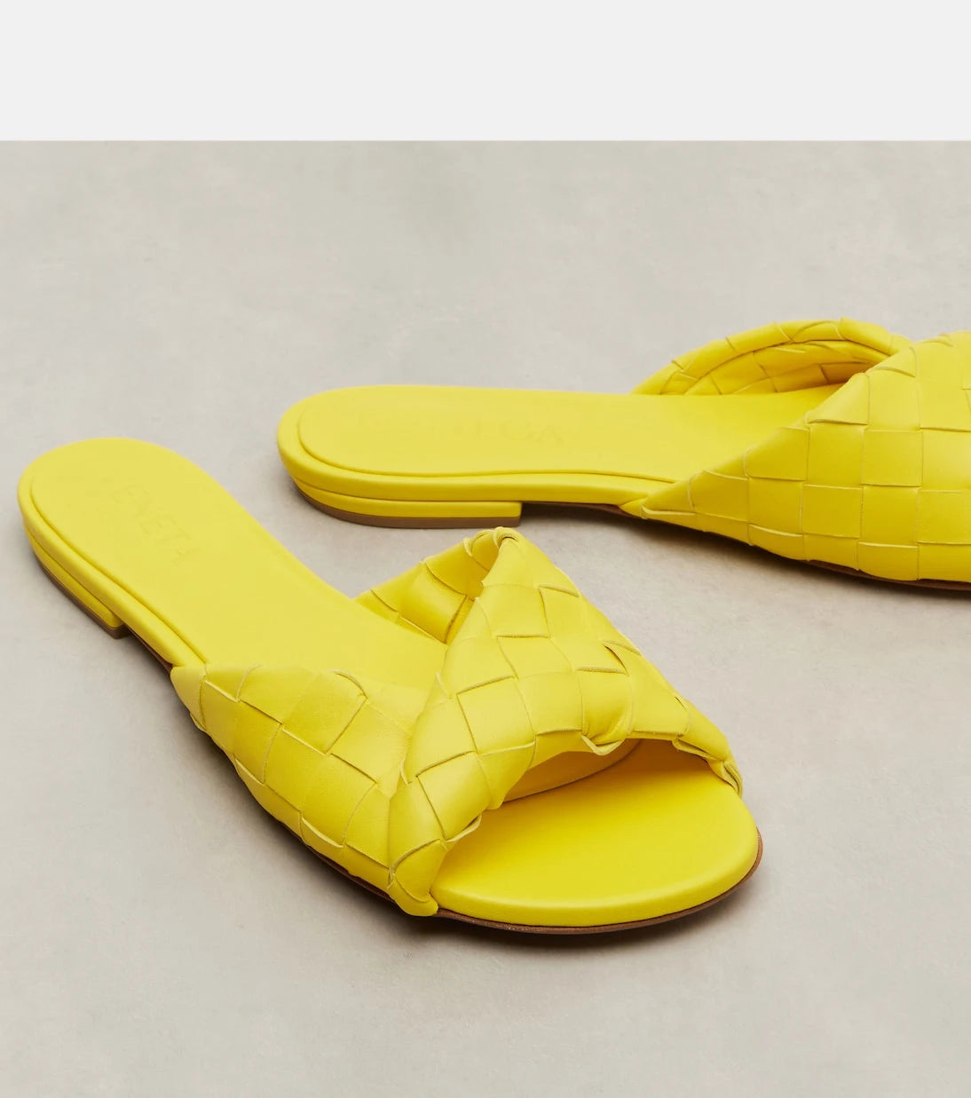 Bottega Veneta - Blink Intrecciato leather slides