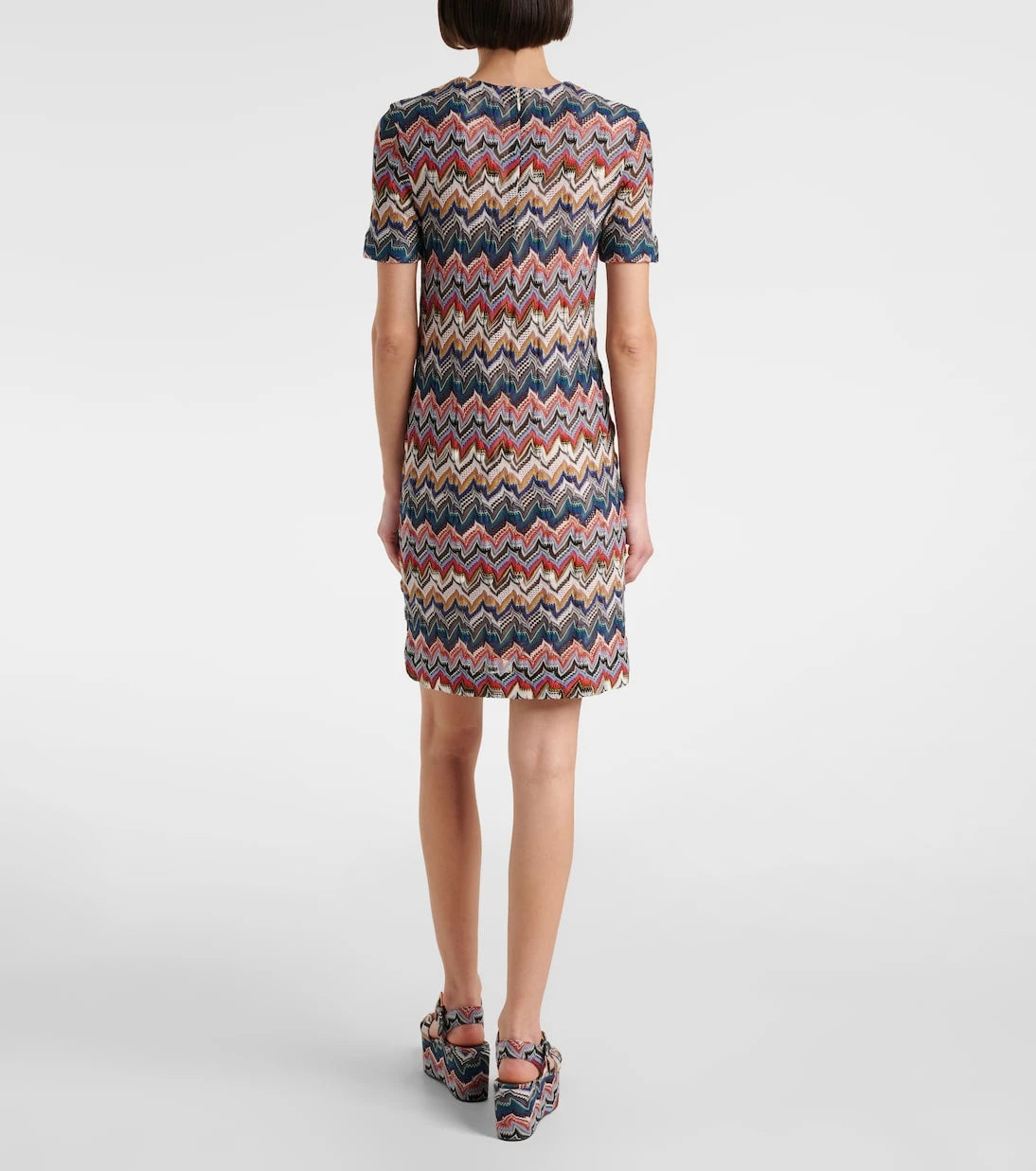 Missoni - Zigzag lamé minidress