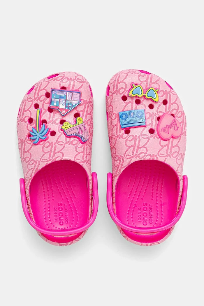 Детски чехли Crocs CROCS CLASSIC MATTEL PINK BARBIE CLOG