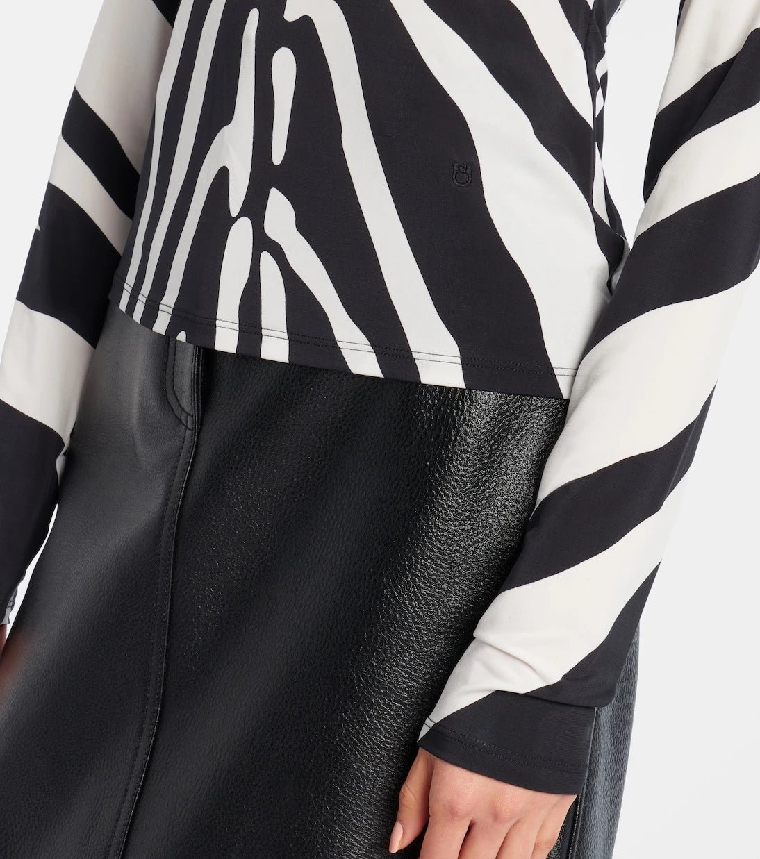 Ferragamo - Zebra-print top