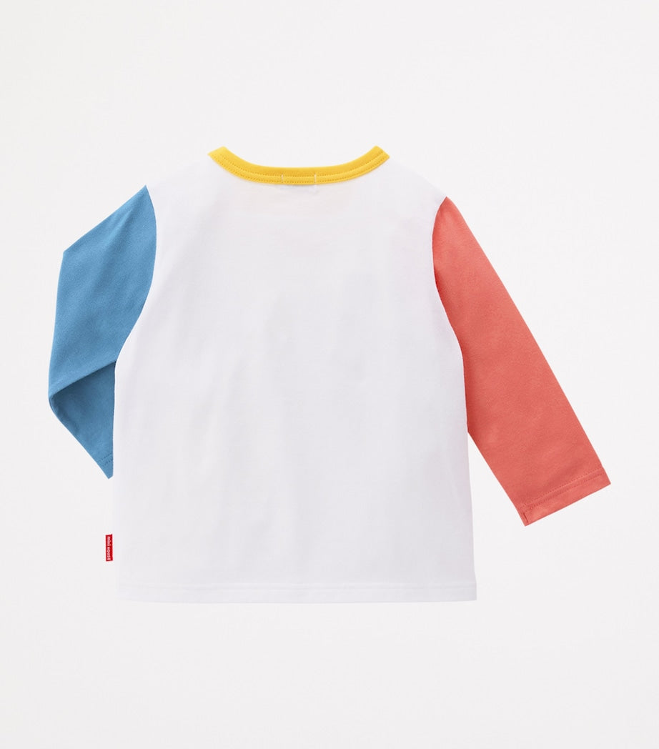 Cotton Long-Sleeve Logo T-Shirt (2-7 Years)