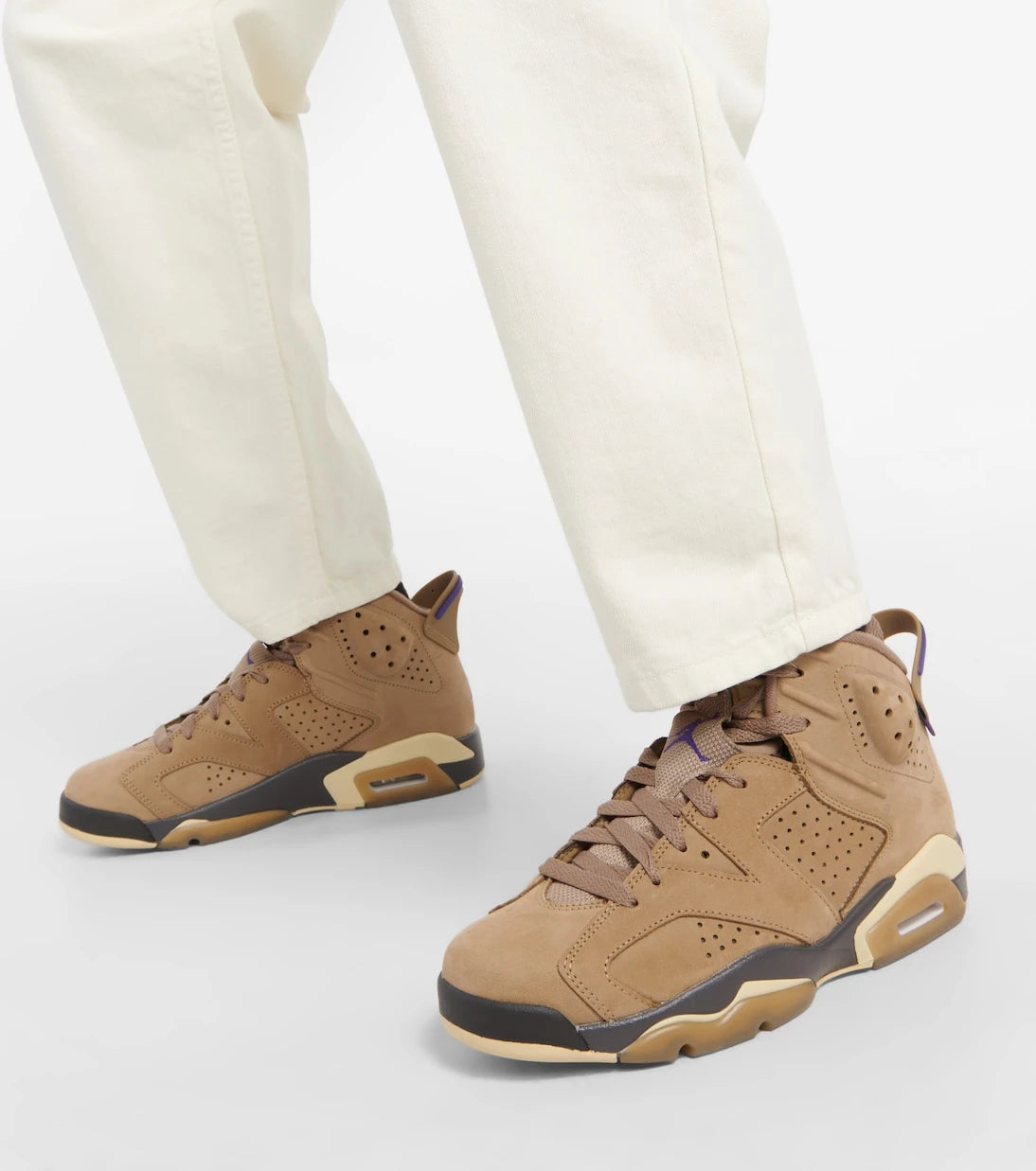 Nike - Air Jordan 6 Retro suede sneakers