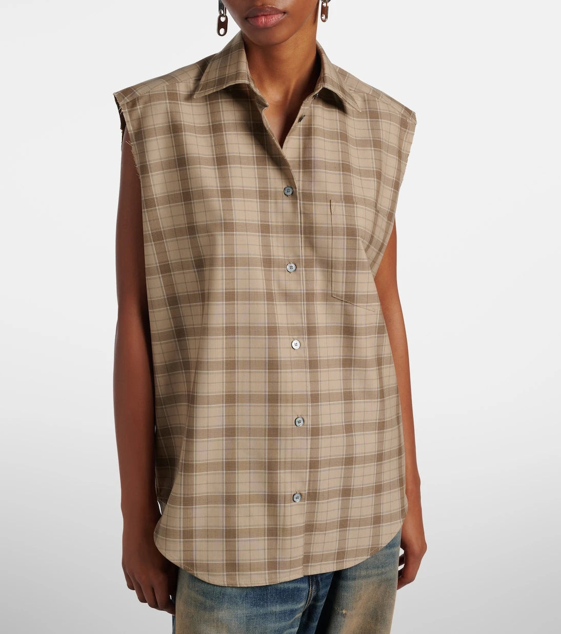 Acne Studios - Checked wool shirt