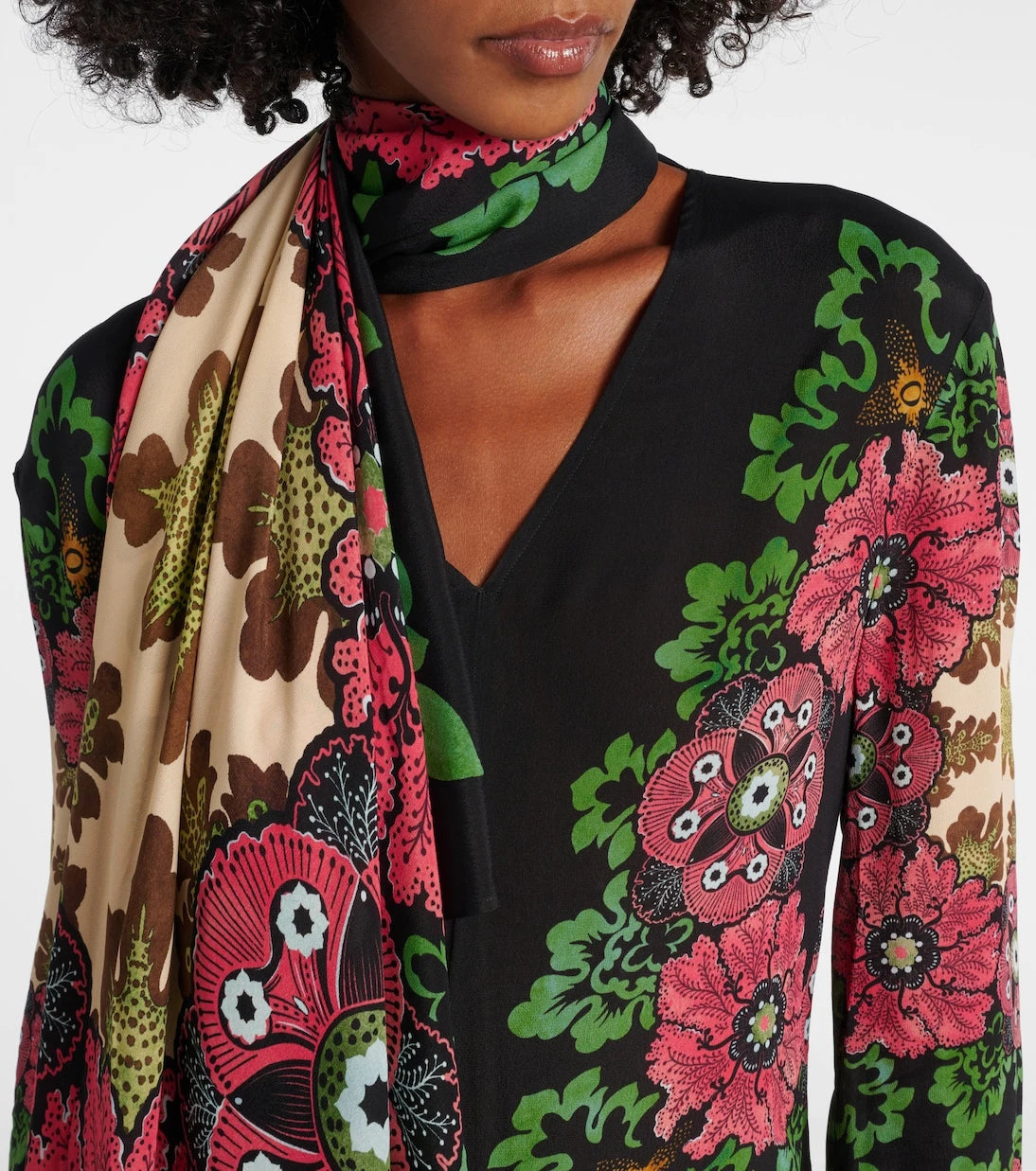 La DoubleJ - Karis floral midi dress