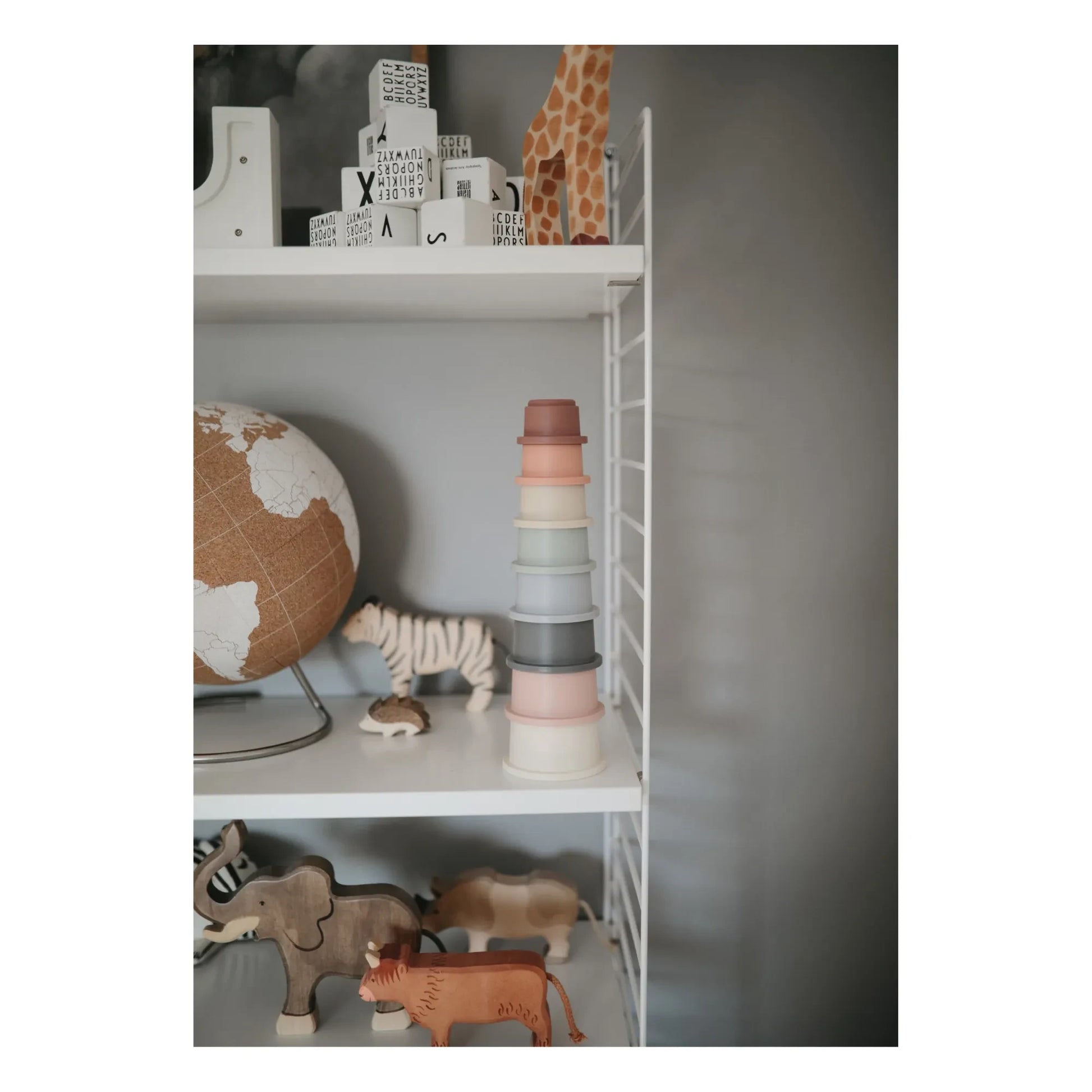 Mushie - Stacking Toy | Multicoloured