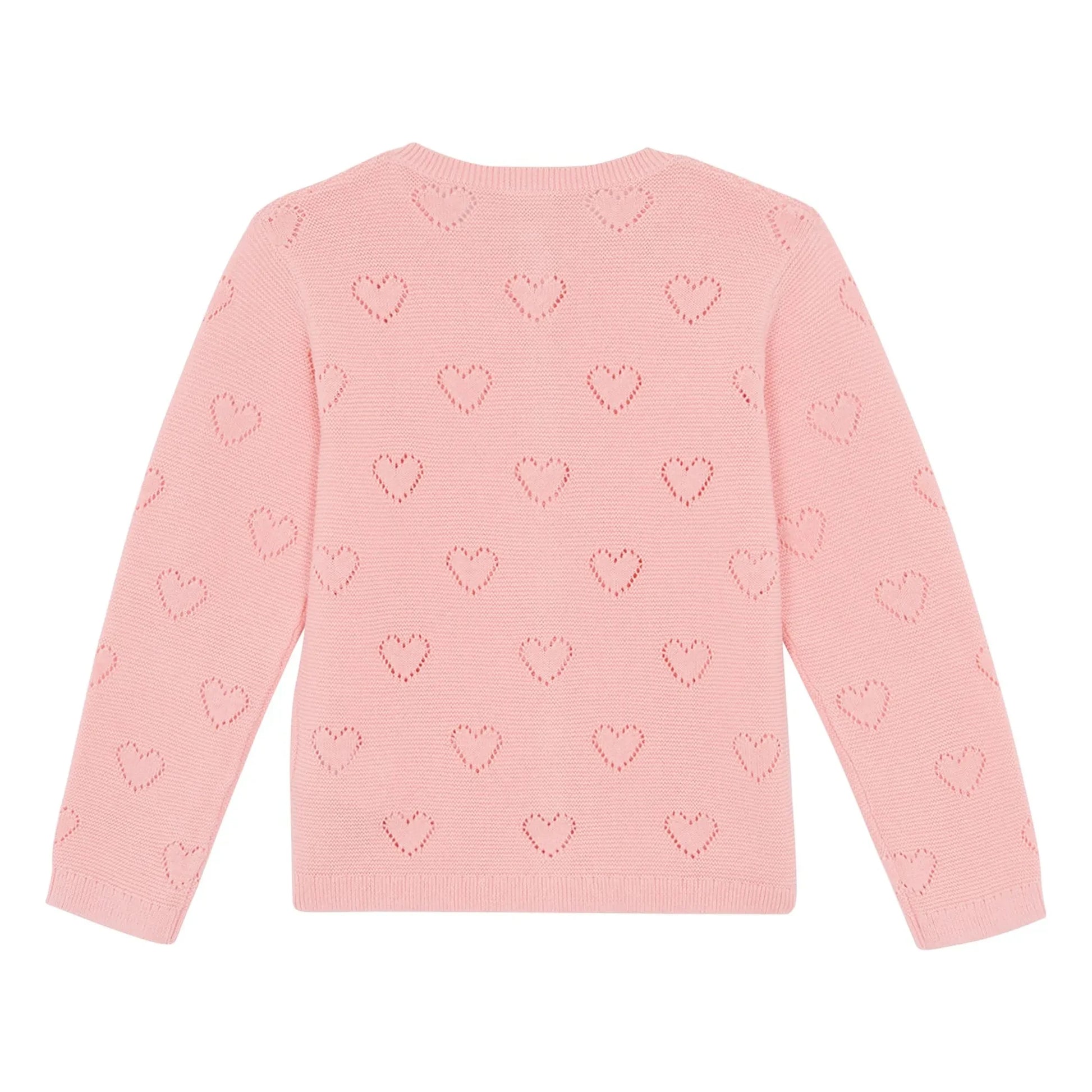 Bonton - Lilou Cœurs cardigan | Pink