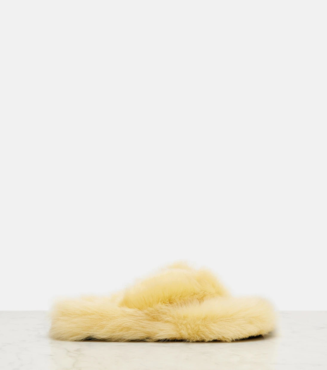 Acne Studios - Shearling thong sandals