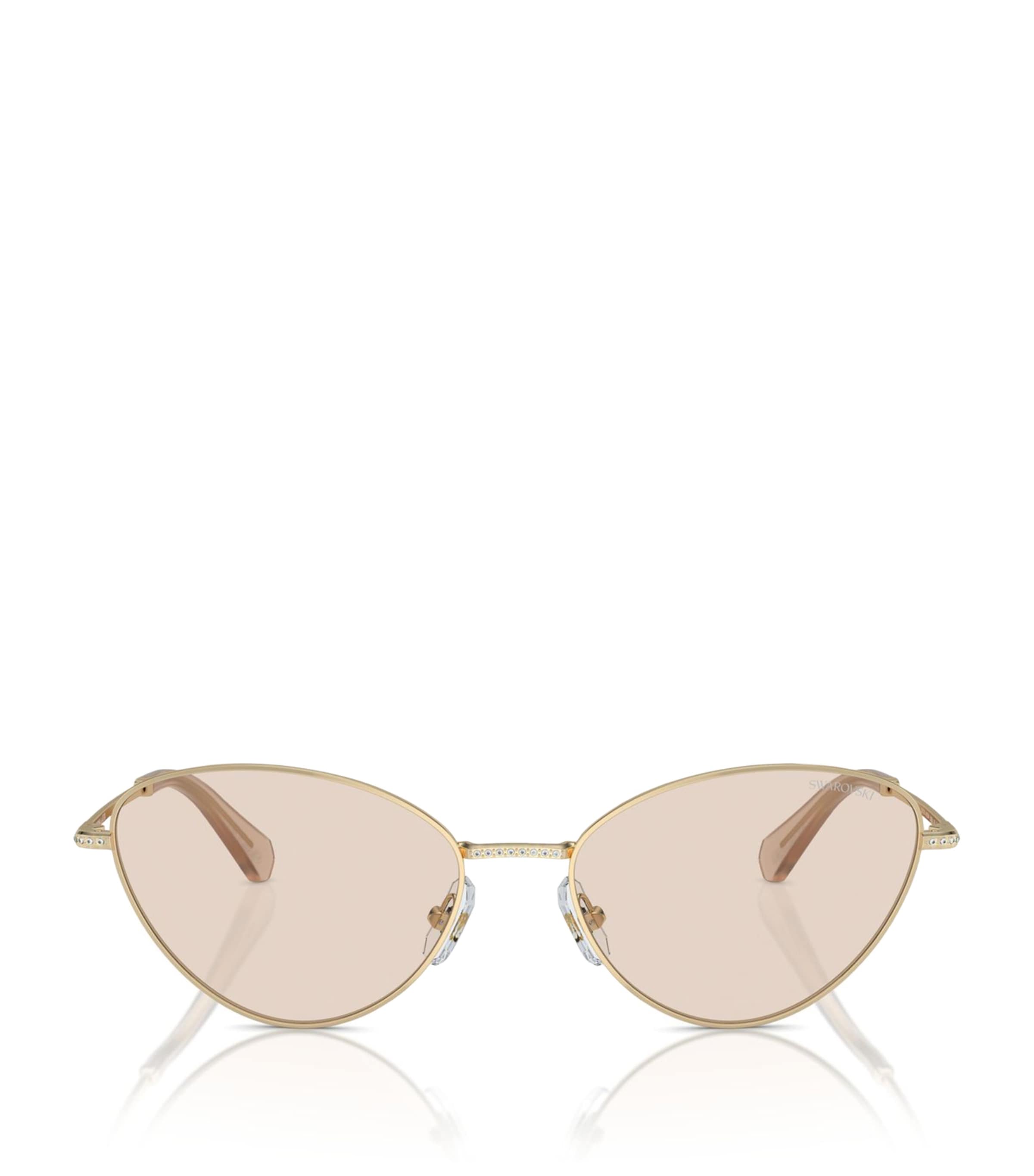 Swarovski Gold Metal SK7014 Sunglasses