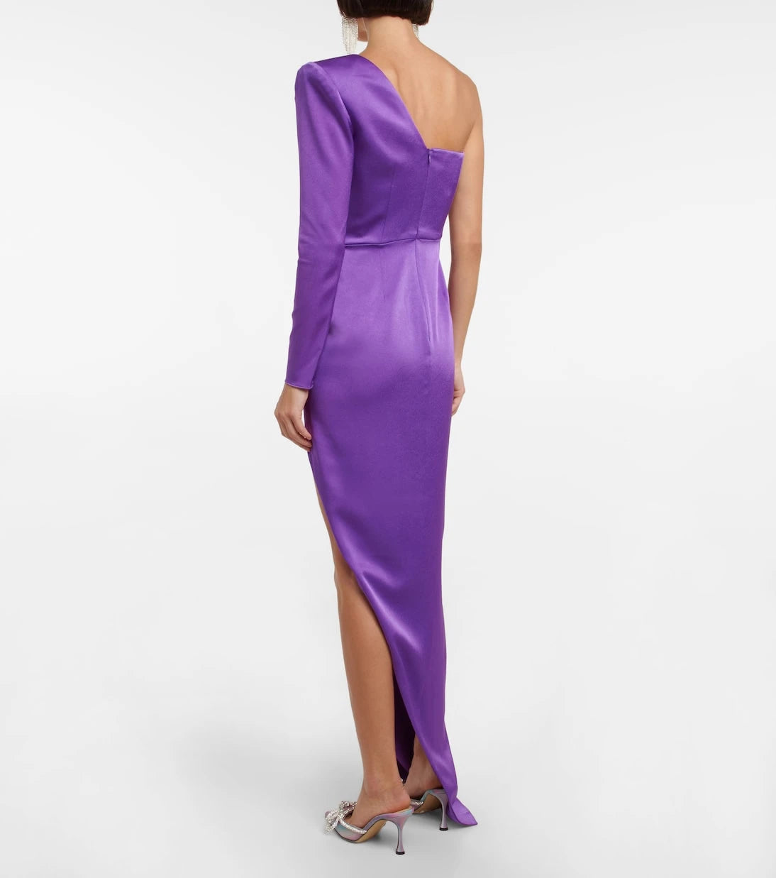 Alex Perry - Delane one-shoulder satin crêpe gown