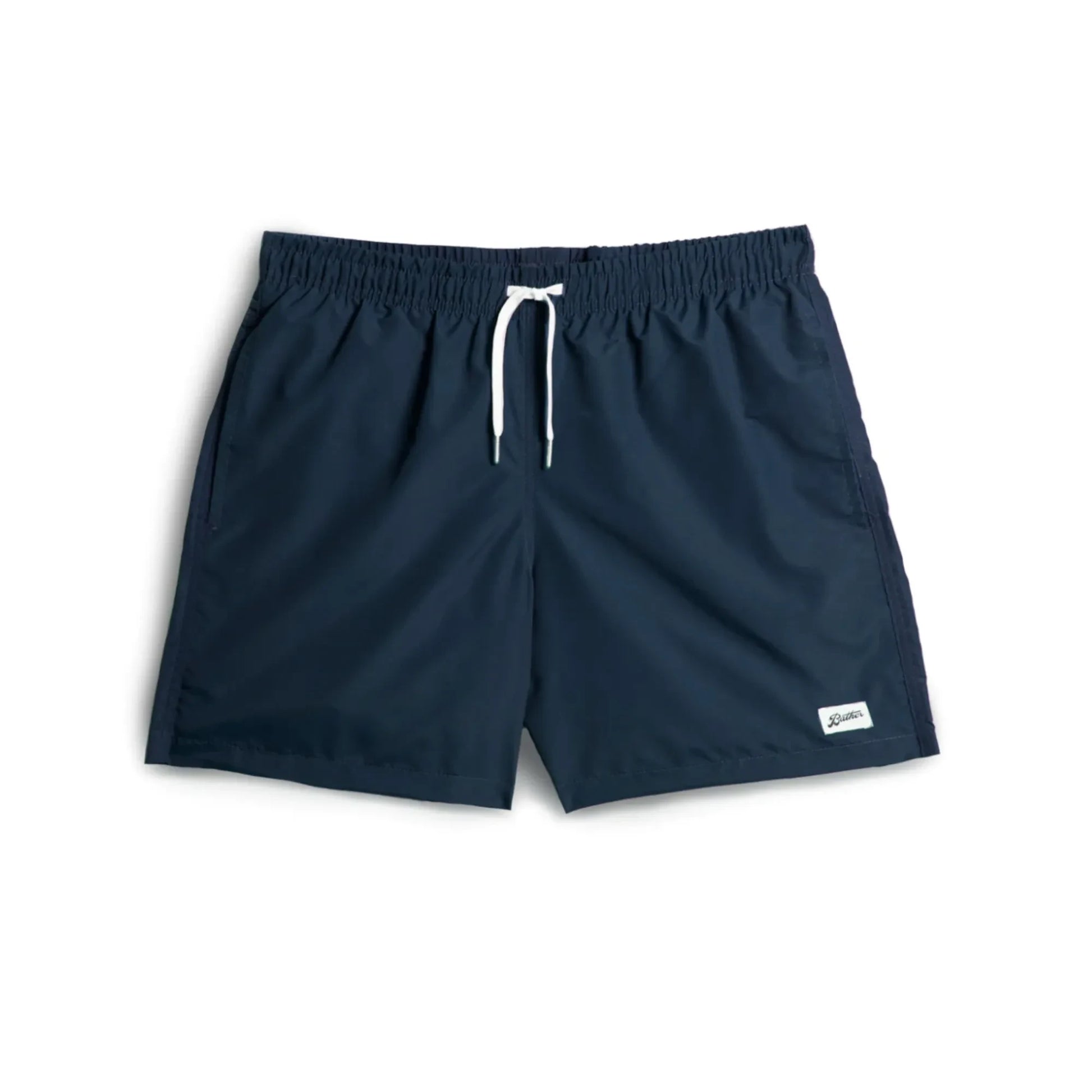 Bather - Plain Recycled Swim Shorts | Navy blue