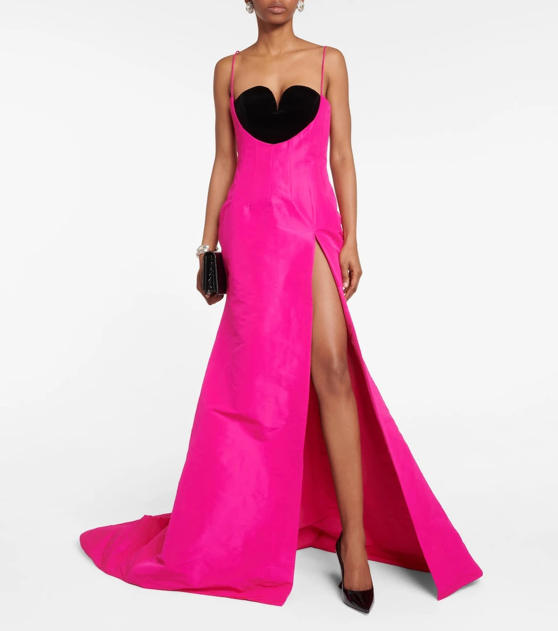LaQuan Smith - Scoop-front gown