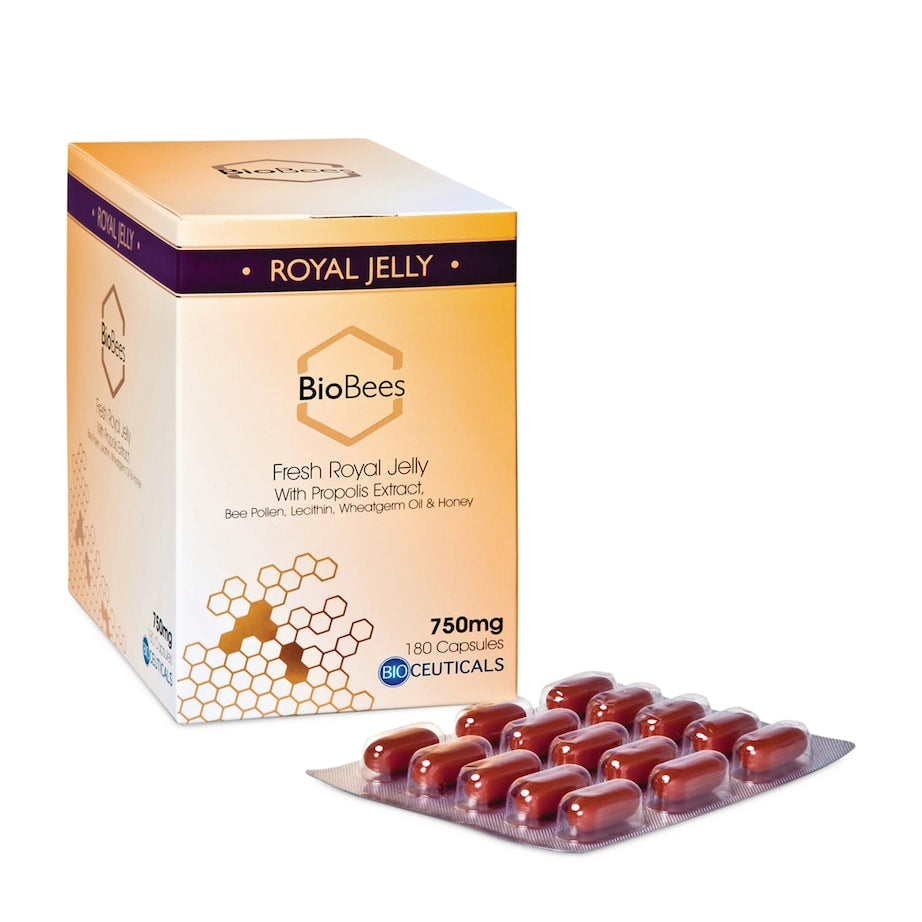 BioBees Fresh Royal Jelly with Propolis Extract (750mg)