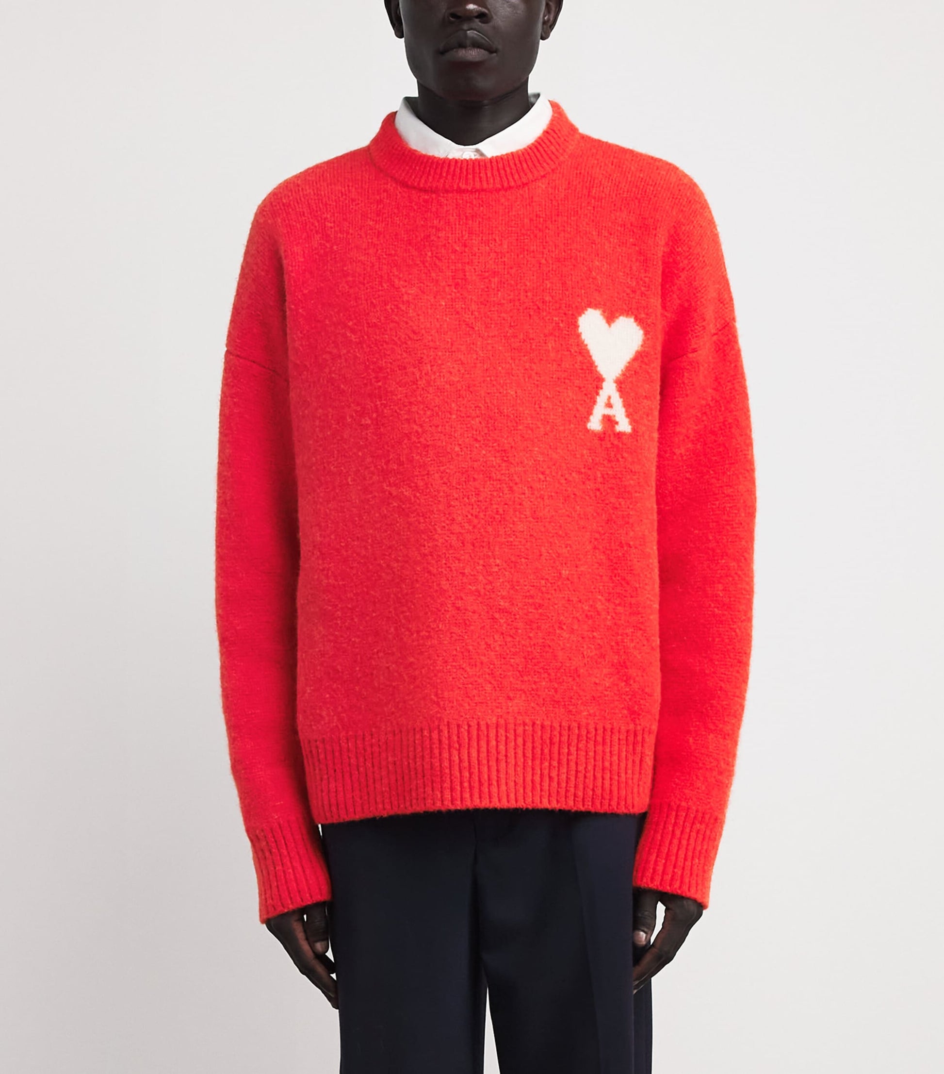 Red Alpaca-Blend Ami de Coeur Sweater