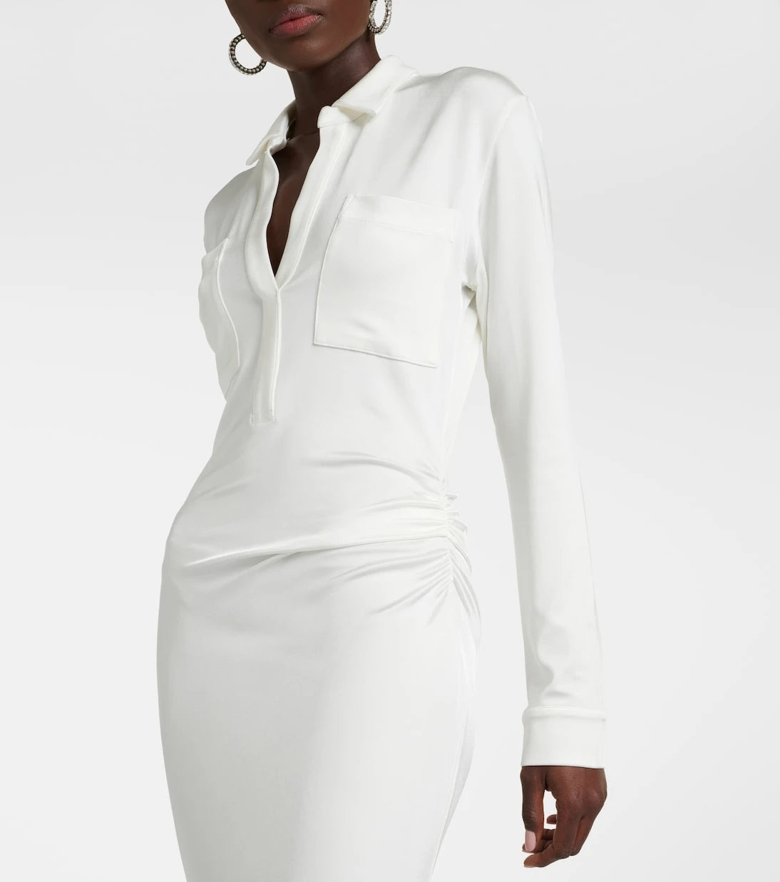 Tove - Iana gathered jersey maxi dress