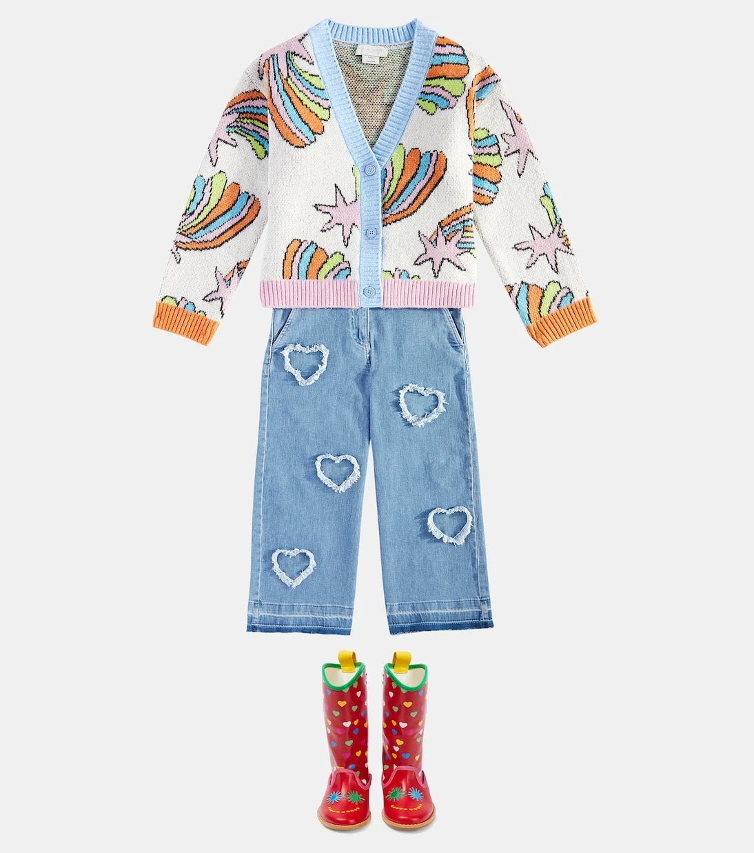 Stella McCartney Kids - كارديغان بنمط الانتارسيا