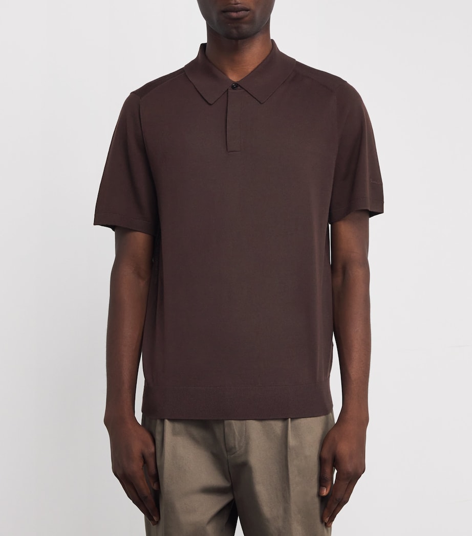 Paul Smith Merino Signature Stripe Polo Shirt