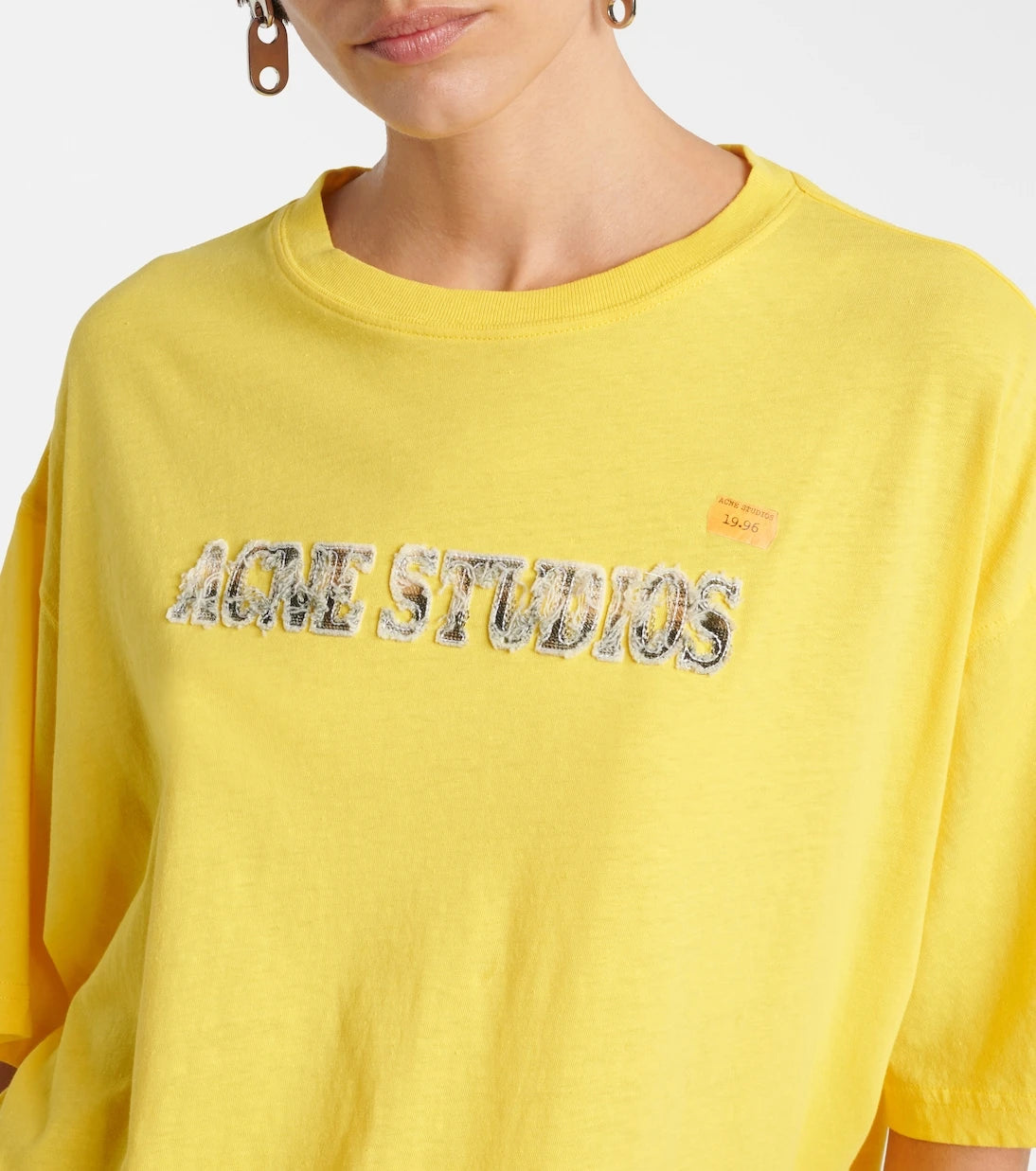 Acne Studios - Logo cotton-blend jersey T-shirt