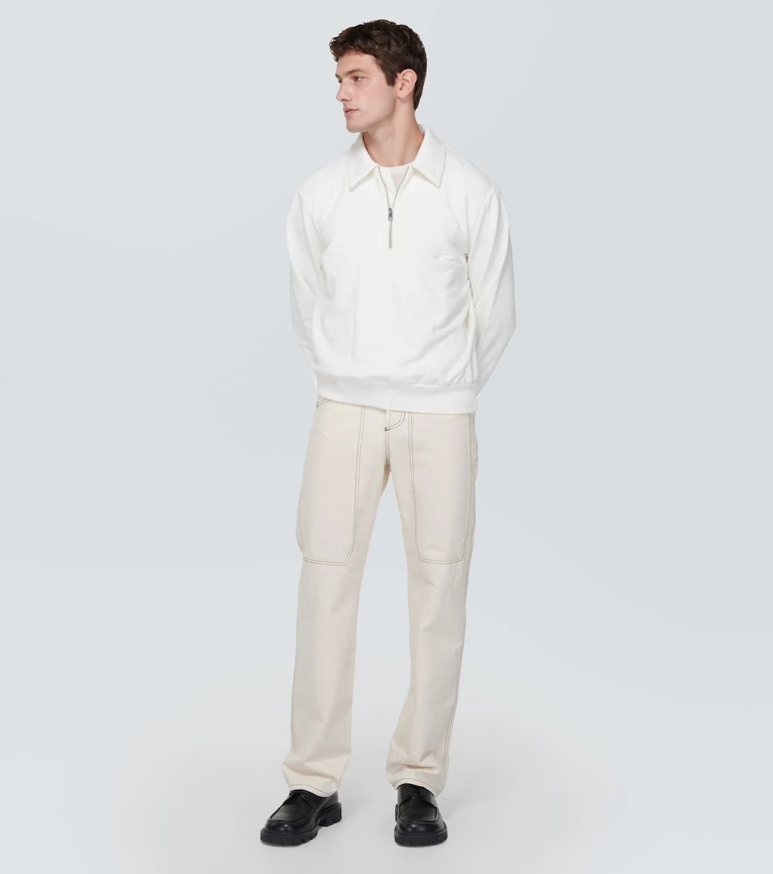 Winnie New York - Cotton polo sweater