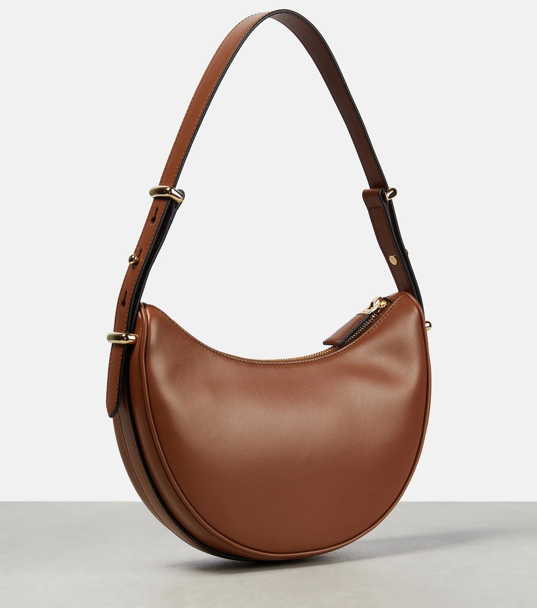 Prada - Arqué leather shoulder bag
