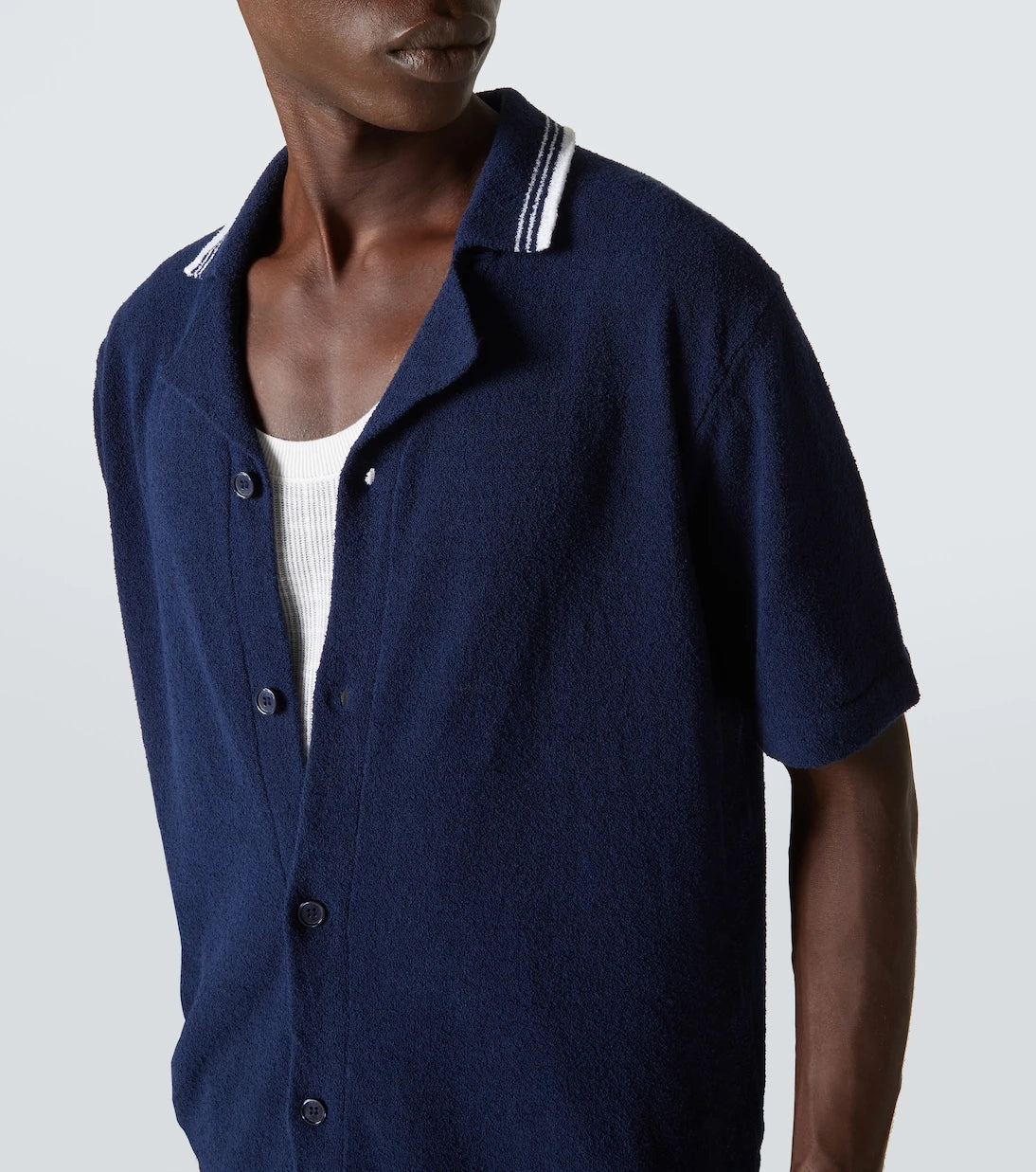 Orlebar Brown - Tiernan cotton-blend bouclé shirt