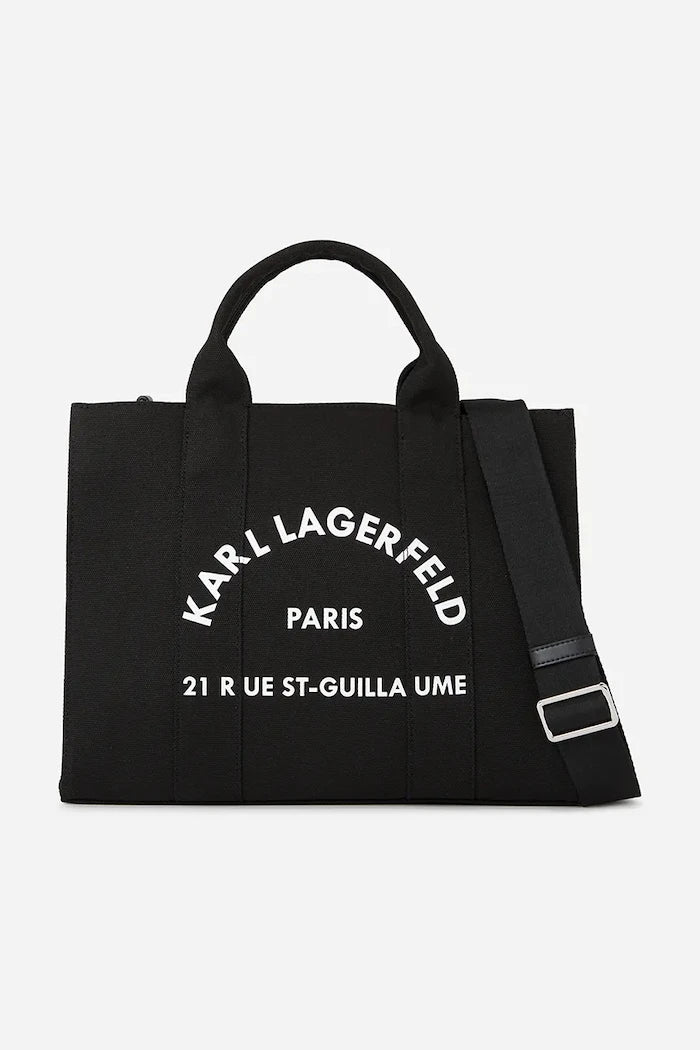 Karl Lagerfeld kadın pamuk tote çanta K/RSG