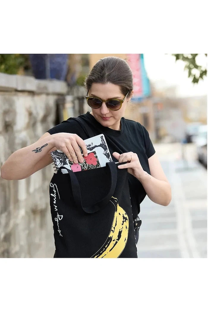 Памучна чанта Galison Warhol Banana Canvas Tote Bag