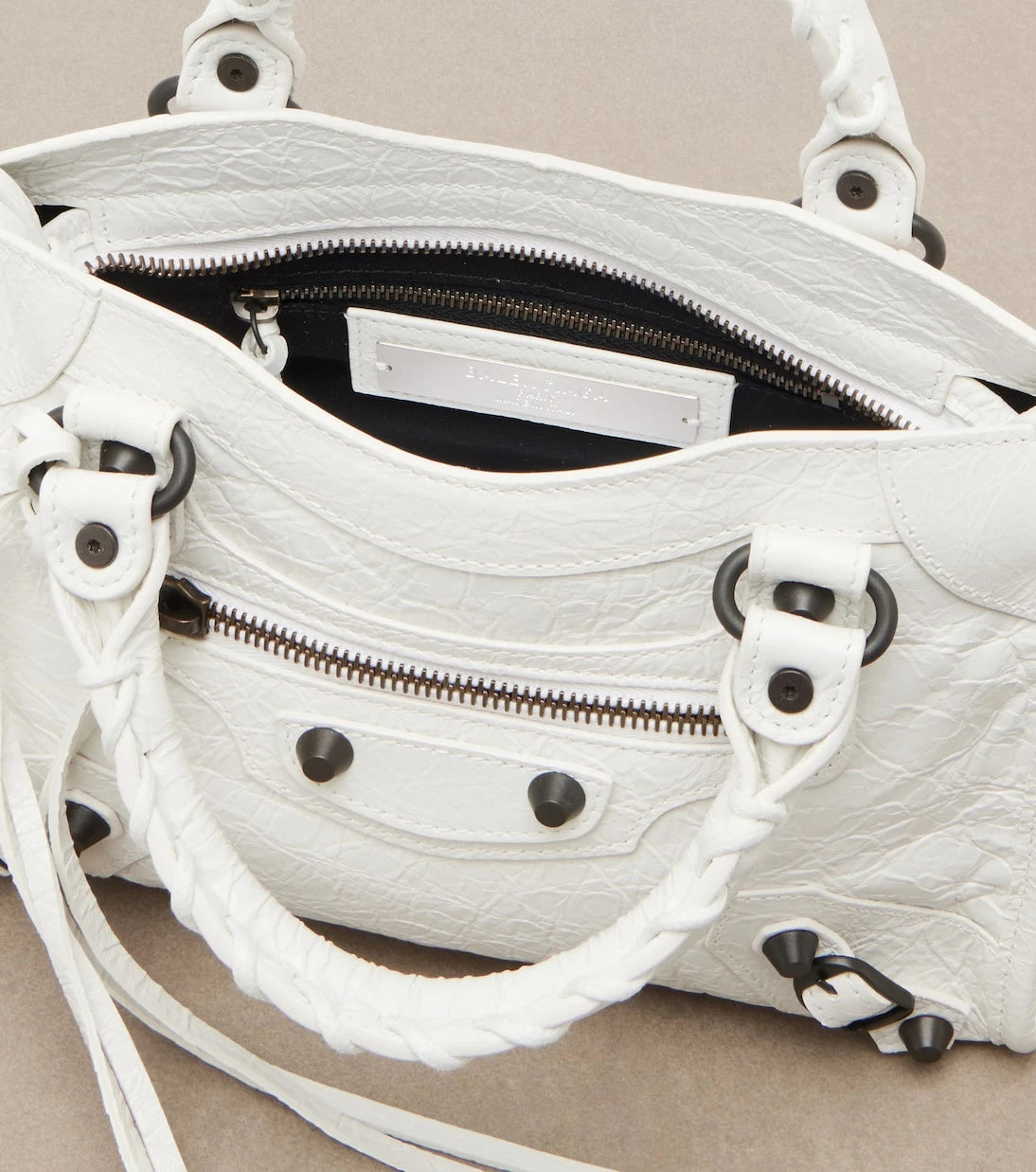 Balenciaga - Le City Mini leather top-handle bag