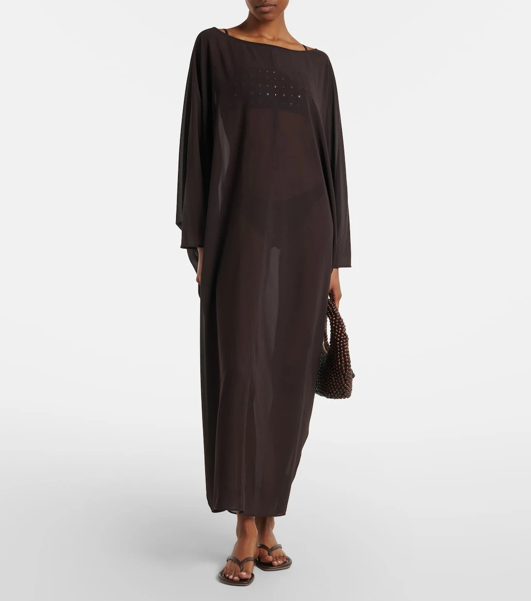 Staud - Nour chiffon beach dress