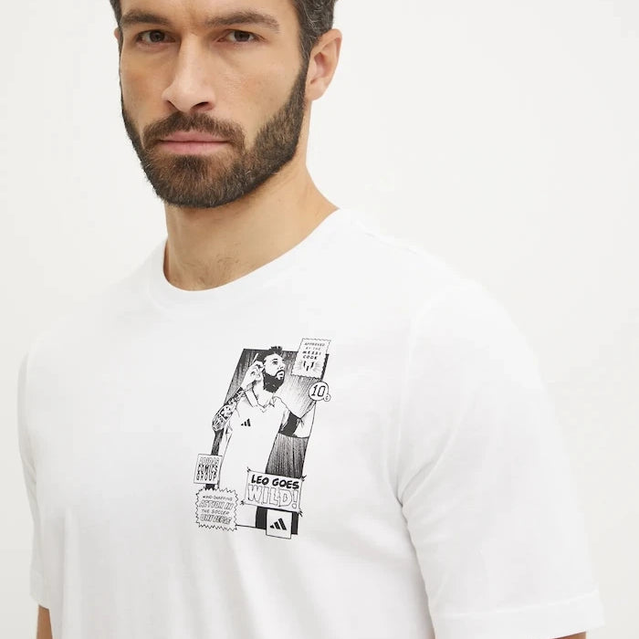 Памучна тениска adidas Performance Messi