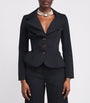 Vivienne Westwood Navy Virgin Wool Asymmetric Drunken Jacket