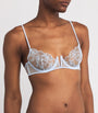 Kiki de Montparnasse Blue Lace Mathilde Demi Plunge Bra