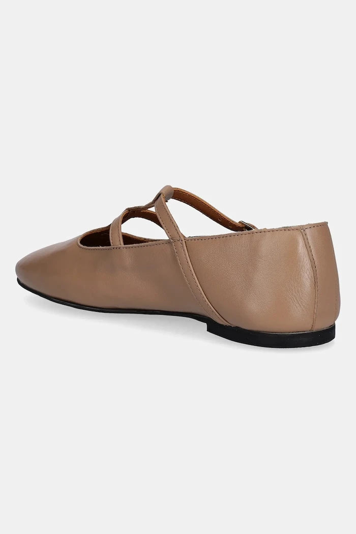 Tommy Hilfiger Deri Balerin SMOOTH LEATHER T-BAR BALLERINA