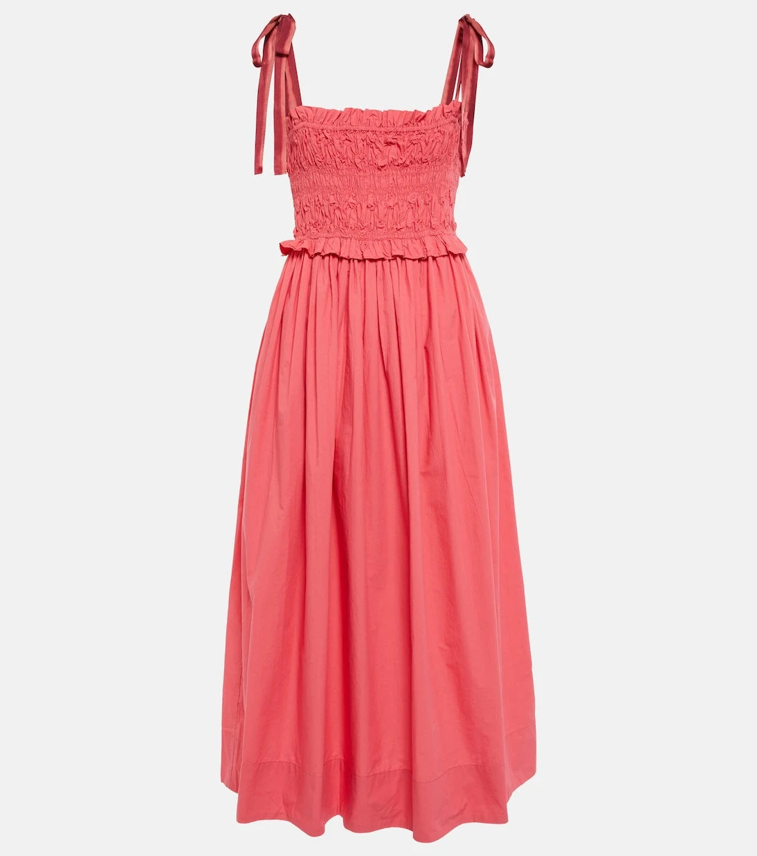 Ulla Johnson - Akshara smocked cotton midi dress