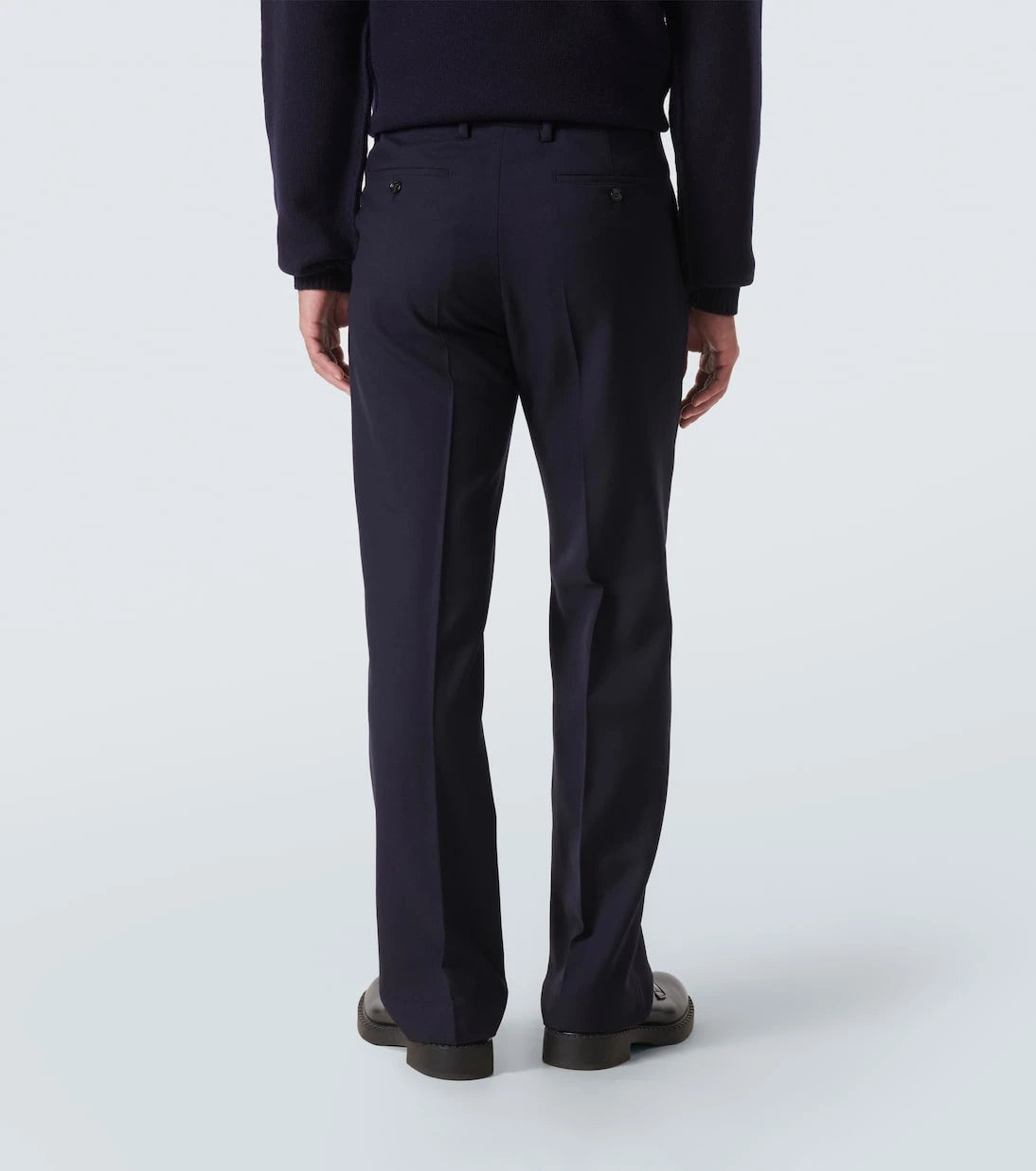 Ami Paris - Pleated virgin wool pants
