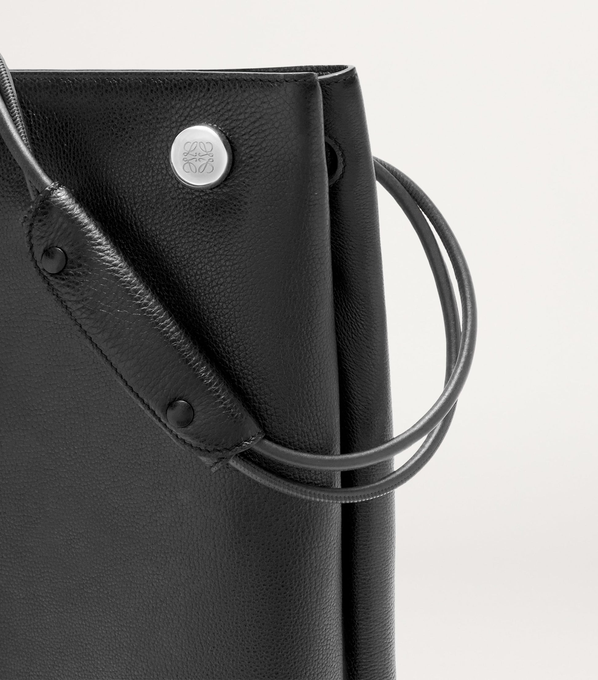 Leather Pebble Shoulder Bag