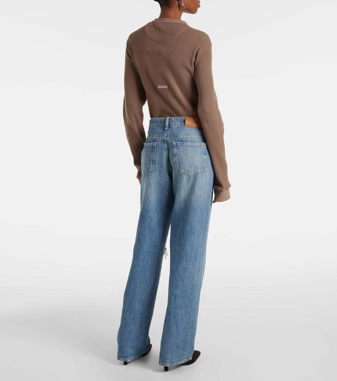 7 For All Mankind - Tess distressed wide-leg jeans