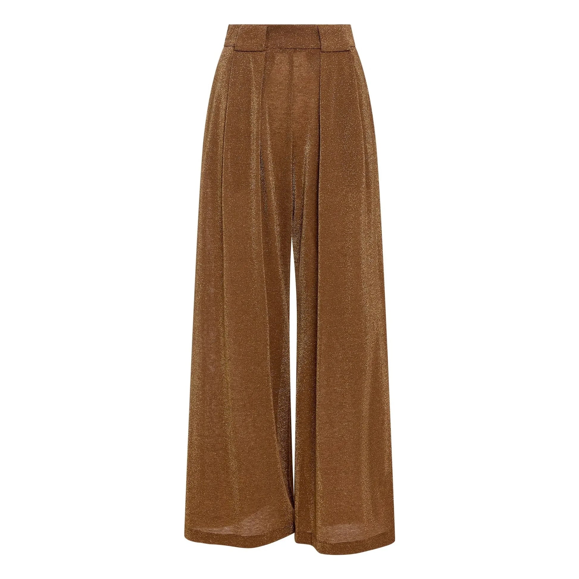 Momoni - Aspen Metallic Pants | Tabacco